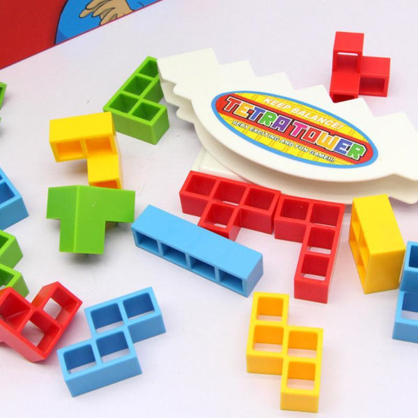 TetraTower™ 16 to 48 Blocks | The Balance Family Game for these Warm and Cozy days - WOWGOOD