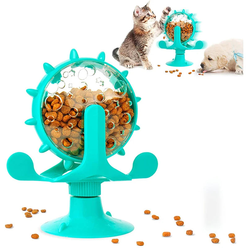 Pawsome 360 Spinner - Smart, Fun, Entertaining and Interactive! - For Cats and Small Dogs - WOWGOOD