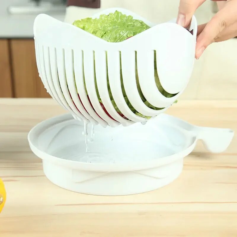 Quick Multi functional Fruit &amp; Salad Maker | Wash and Cut in Minutes - WOWGOOD