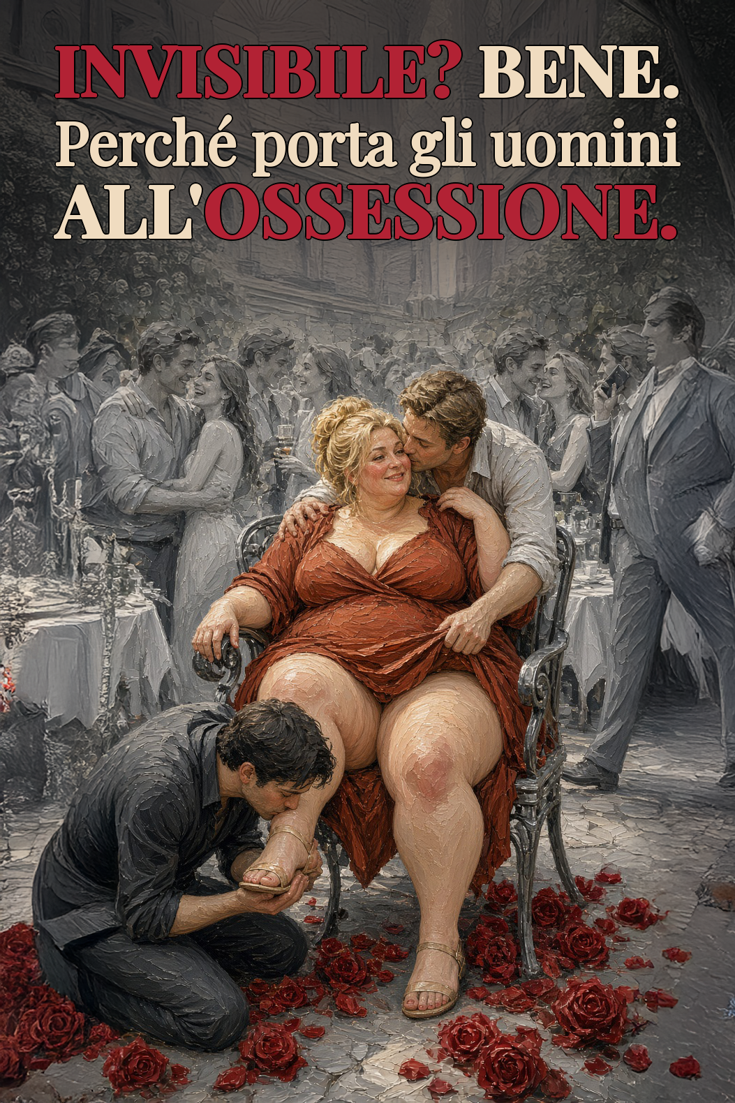 INVISIBLE? GOOD. Why it drives men INTO OBSESSION cover, Italiano