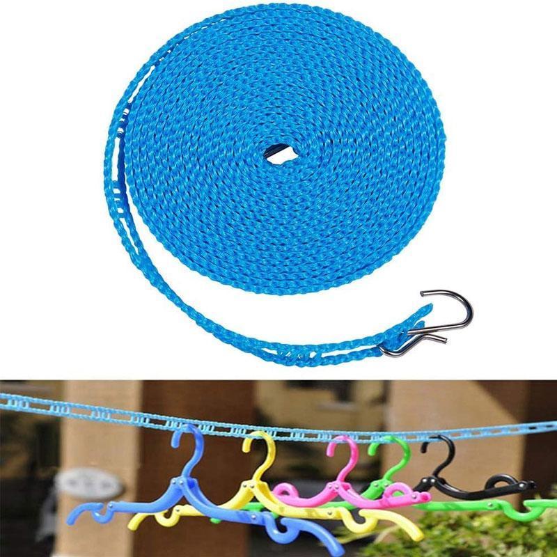 Premium 5 meters portable clothesline for outdoor and home use. - WOWGOOD